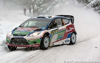 New Ford Fiesta RS WRC dominates opening day 