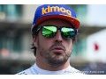 Alonso reviendra en F1 s'il a une voiture pour gagner