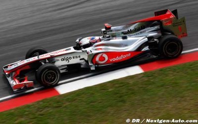 McLaren F-duct working well at fast Sepang