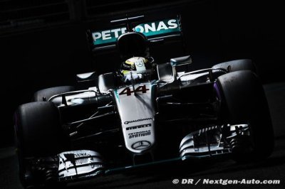 Hamilton sauve un podium après une course compliquée