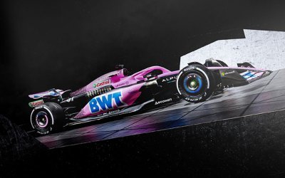 Alpine F1 affiche ses ambitions pour la saison 2023 en bleu... et rose