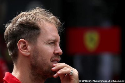 Vettel pense que Mercedes est juste derrière Ferrari
