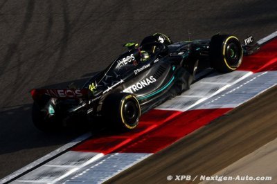 Mercedes F1 a progressé aujourd’hui sur le comportement de sa W14
