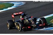 Grosjean a découvert la Lotus E23
