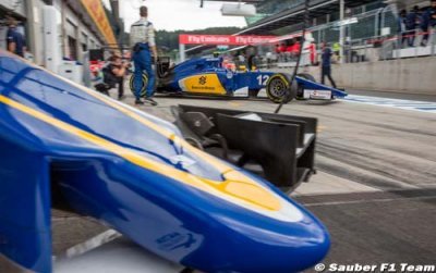Un nez court sur la Sauber C34 à Singapour