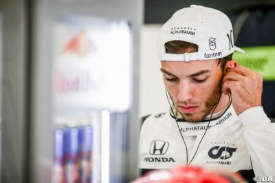 Gasly sait que son avenir est ’entre les mains’ de Red Bull