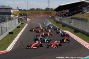 Le nouveau calendrier provisoire de la F1 pour 2018