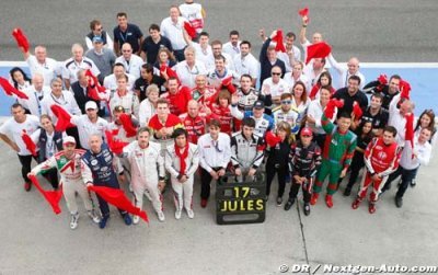 WTCC drivers in support of Jules Bianchi
