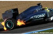 Fin de journée anticipée pour Mercedes à Jerez