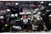 Mercedes GP, championne des changements de pneus