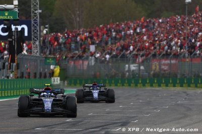 Les pilotes Williams terminent derniers du Sprint à Imola