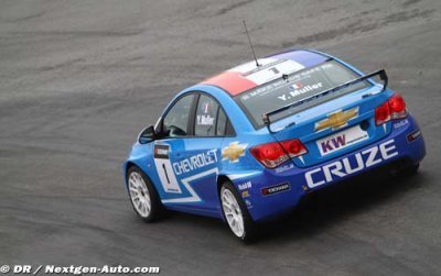 Loeb  a testé la Chevrolet de Muller