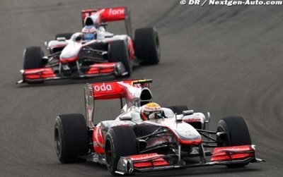 Hamilton et Button&nbsp;: relations très cordiales