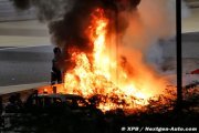 Le Dr Roberts juge qu'il n'est 'pas un héros' après le crash de Grosjean