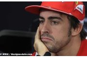 Alonso loses championship lead to rival Vettel