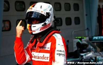 Vettel et son index levé