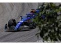 Williams F1 : Albon avait 'des problèmes de réglages'