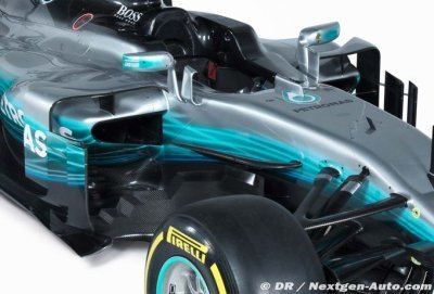 Mercedes explique l’absence de #KeepFightingMichael sur sa W08