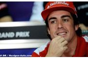 Alonso espère que la chance ne le quittera pas