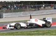 Barcelone : Webber meilleur temps, le chrono de Perez annulé