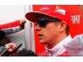 Raikkonen vise le podium avec sa Ferrari