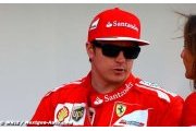 Raikkonen ne pense pas à l'option de son contrat Ferrari