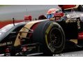 Grosjean est en difficulté avec le freinage de sa Lotus
