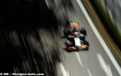 Qualifying - Singapore GP report: Force India Mercedes