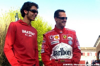 Schumacher avait été stupéfait par les essais de Rossi en F1