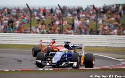 Comme prévu, Sauber à la peine à Silverstone