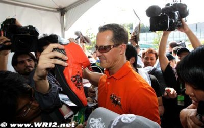 Schumacher says car not always same as Rosberg’s