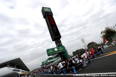 Typhoon forces Saturday cancellation at the Japanese Grand Prix