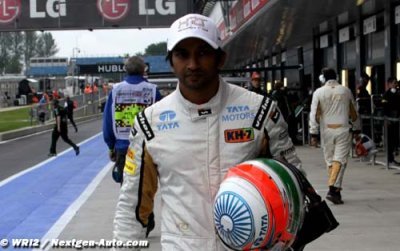 Karthikeyan happy to stay at HRT