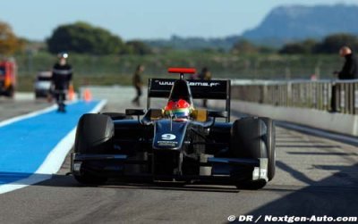 Romain Grosjean sets the pace in Abu Dhabi