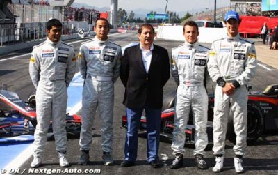 HRT F1 Team team up with the Monaco Fire Brigade 