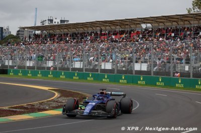 Huitième, Albon crée la surprise en qualifs en Australie