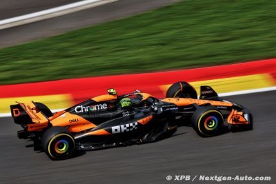 McLaren F1&nbsp;: Norris au top mais ’pas à l’aise’, Piastri est satisfait de ses Libres