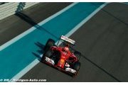 Raikkonen en piste sous les yeux de Vettel