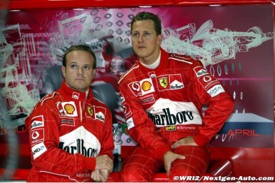 Barrichello n’a pas le droit de voir Schumacher