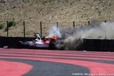 Sauber&nbsp;: Ericsson a eu chaud, Leclerc a bien travaillé