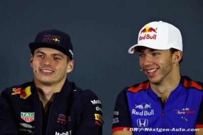 Verstappen est heureux de faire équipe avec Gasly