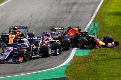 Une course très agitée pour les pilotes Red Bull en Italie