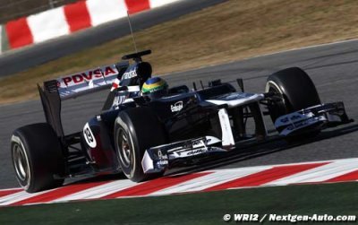 La Williams FW34 prend soin de ses Pirelli
