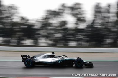 Bottas aime le nouvel asphalte de Barcelone