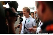 Rosberg plays down Hamilton 'less comfortable' claims