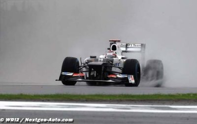 Free 1: Kamui Kobayashi fastest in sodden opening practice at Spa