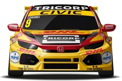 Tom Coronel en WTCR sur une Honda du Boutsen Ginion Racing