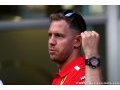 Vettel ne s'attend pas à bénéficier de consignes