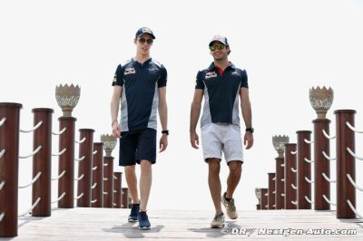 Kvyat admits ’not friends’ with Sainz