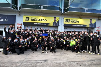 Renault F1 revient sur son premier podium depuis son retour en 2016